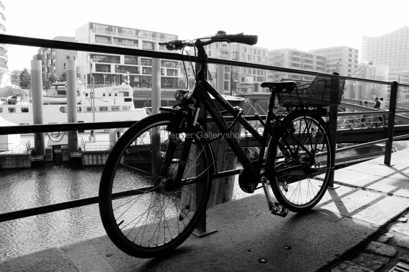 Fahrrad am Fleet, Hamburg