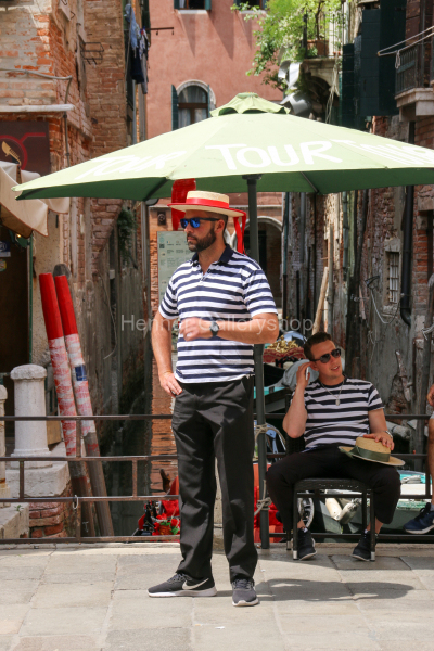 Gondoliere in Venedig