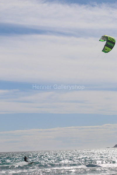 Kitesurfer, Mittelmeer, Mittelmeer