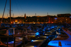Marseille Vieux Port - Abends