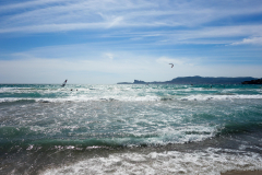 Mittelmeer, Südfrankreich Kitesurfing
