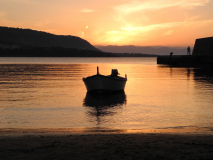 Sonnenuntergang Mittelmeer, Cefalu