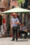 Gondoliere in Venedig