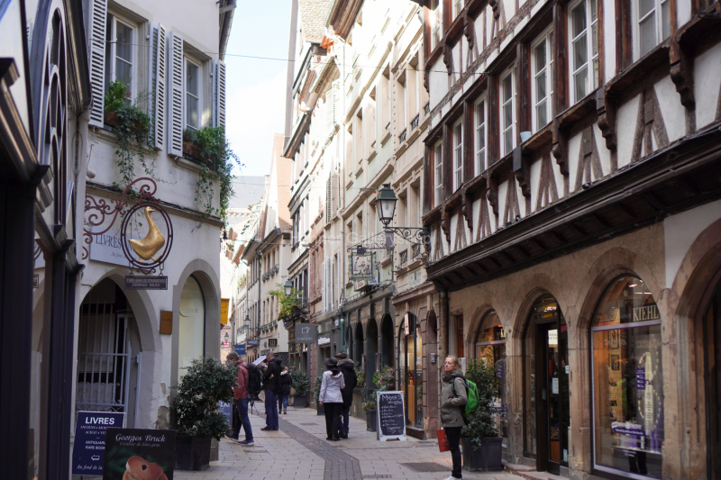 Gasse im Elsass