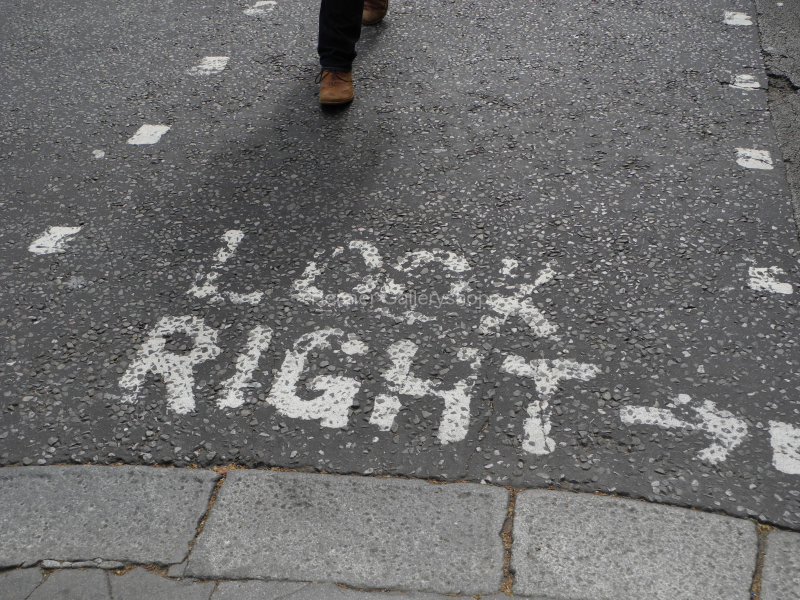 Look right