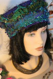 Frauenkopf, Schaufensterpuppe, Schwarze Haare Frau