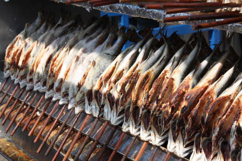 Fisch auf dem Grill, München