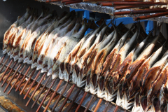 Fisch auf dem Grill, München