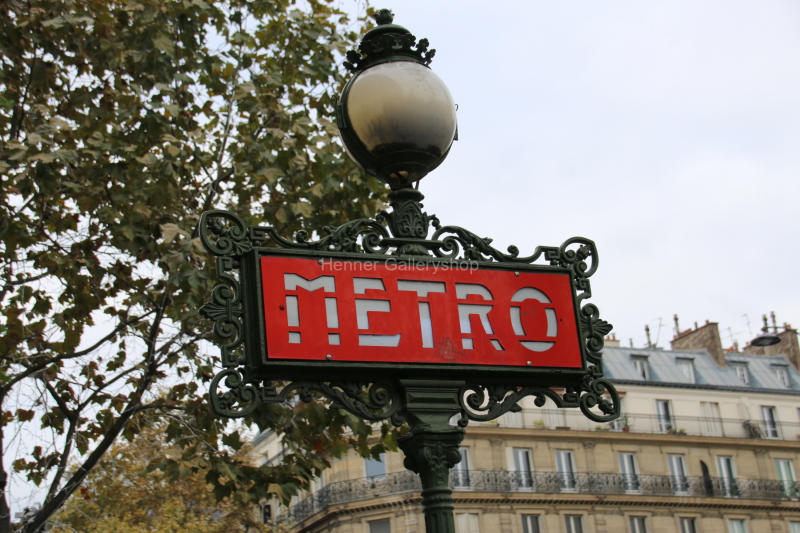 Paris Metrozeichen