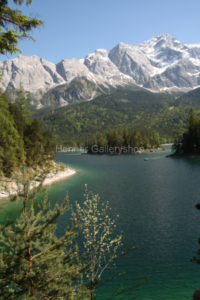 Eibsee, Zugspitze