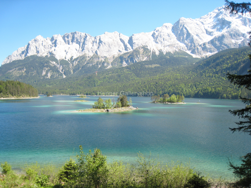 Eibsee, Zugspitze