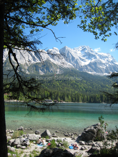 Eibsee, Zugspitze