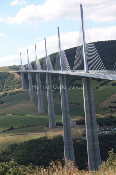 Brücke on Millau, Frankreich