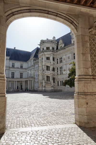 Schlosshof Blois, Loire