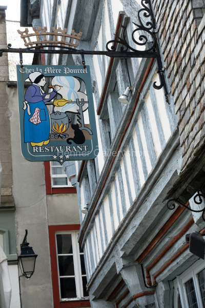Restaurantschild, Bretagne