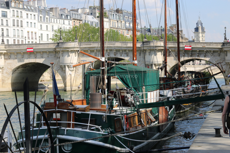 Schiffe an der Seine, Paris
