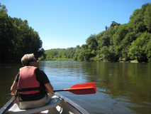 Dordogne, Kanufahren