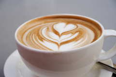 Cappuccino mit Herz