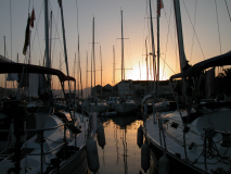 Morgenstimmung Segelhafen