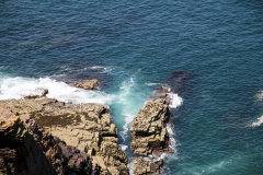 Felsenküste von oben