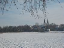 Winterbild mit Kirche, Markt Indersdorf