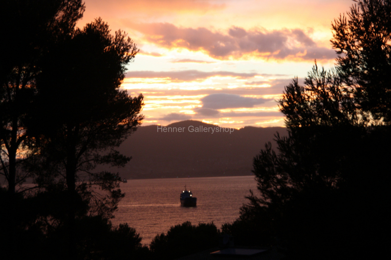 Sonnenuntergang Mittelmeer