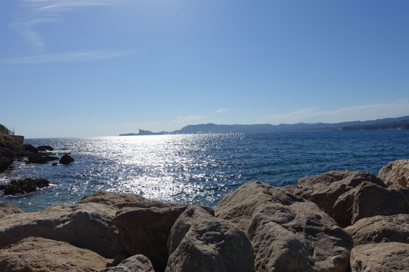 Blick aufs Mittelmeer Saint Cyr