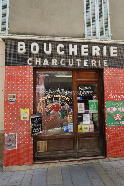 Metzgerei, alt, Boucherie