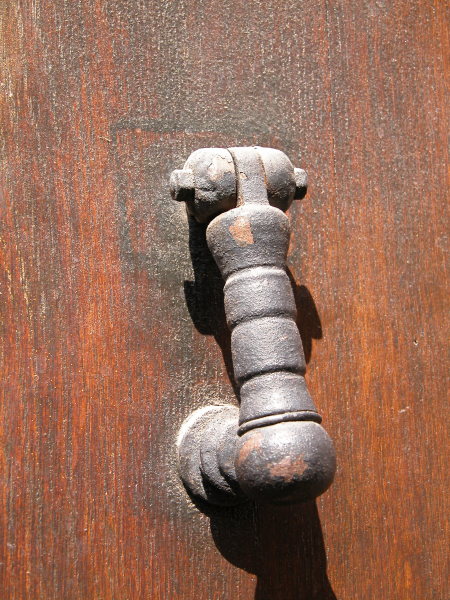 Türklopfer, langlich, rund, alt