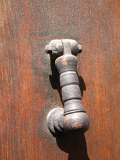 Türklopfer, langlich, rund, alt